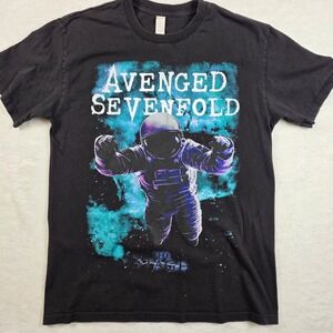 Avenged Sevenfold The Stage Band Shirt Mens Medium Astronaut Space Tee EXCL